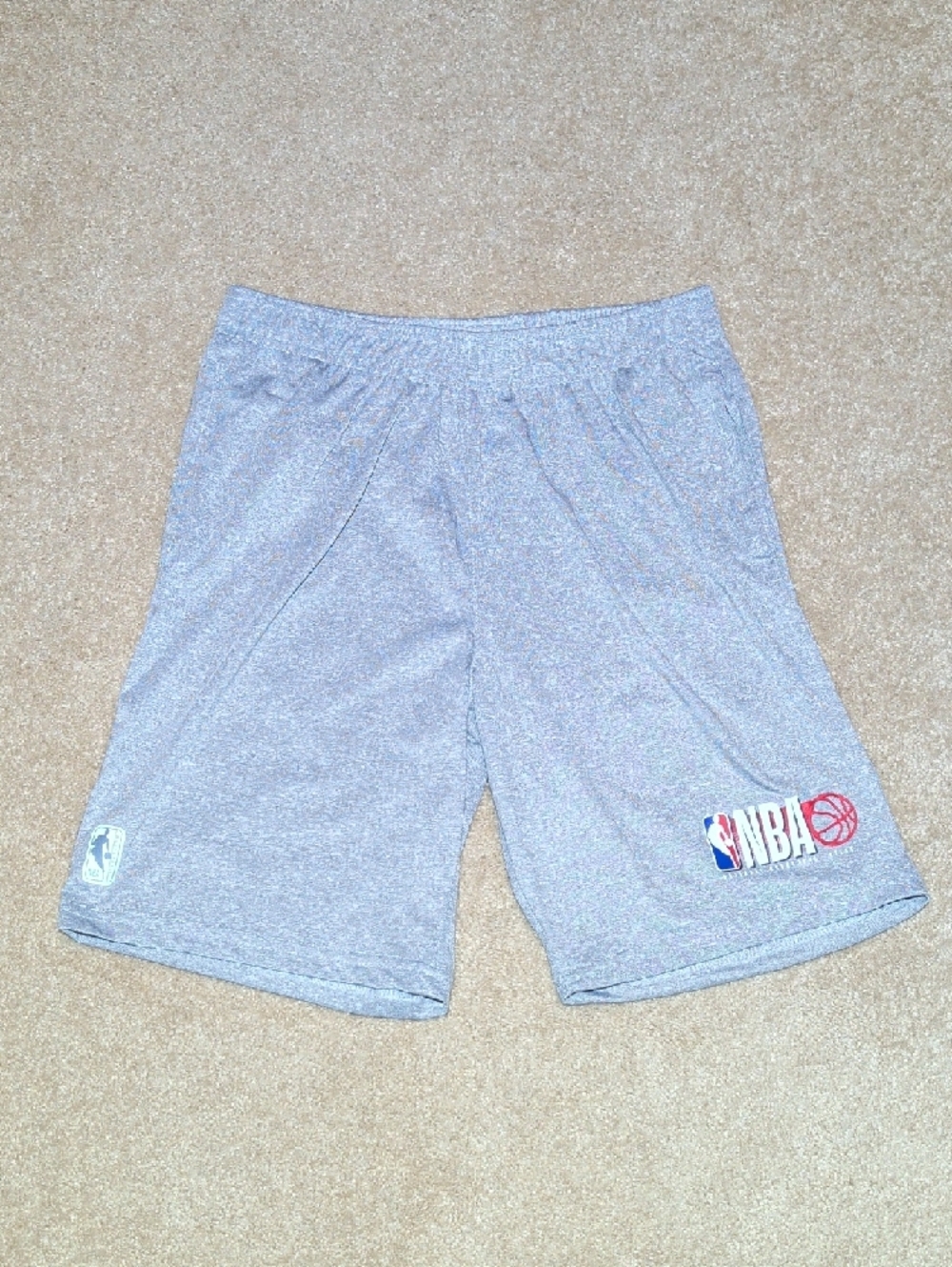 NBA Grey Athletic Logo Shorts for Kids